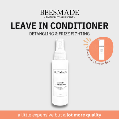 BEESMADE Leave in Conditioner 120ml - Detangling and Frizz Fighting